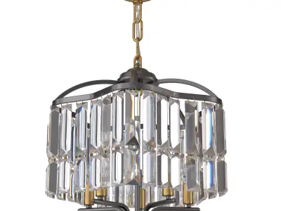 Modern Crystal Chandelier for Dining Room 3D model