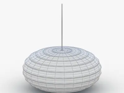1514 - Hanging Lamp Low-poly 3D model
