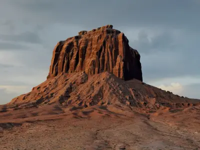 Monument Valley Merrick Butte 3D model