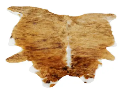 Animal skin rug 09 3D model