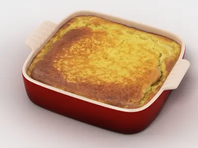 Casserole Dish 2 3D model