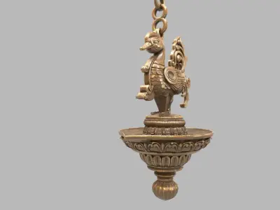 oil lamp  3D model get