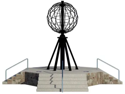 Nordkapp Globe 3D model