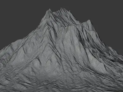 Mountain 3D model 3D model