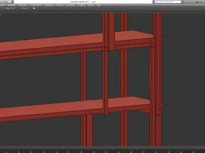 Bookcases 3d model collection 10 pieces Low-poly 3D model