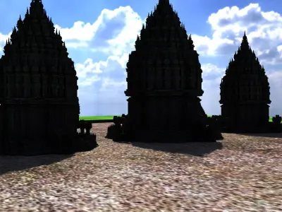 Prambanan Temple 3D model