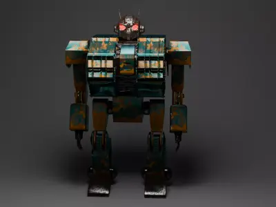 Highly Detailed Robot 3D model