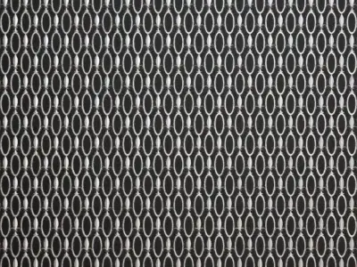 Silver Oval Chain Metal Grill Transparent PBR Seamless Texture