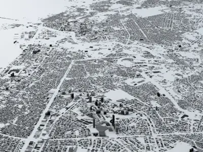 Manila Streets and Buildings 3D model