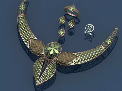 20 PLUS Lightweight Turkey Jewelry Sets CAD Pack   3D print model