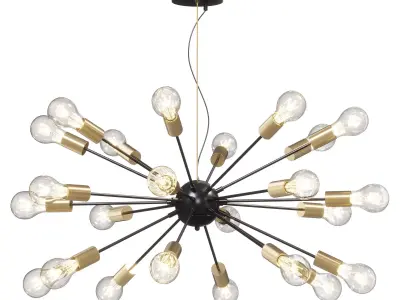 Sputnik 12 Black and Gold by lalume 3D model