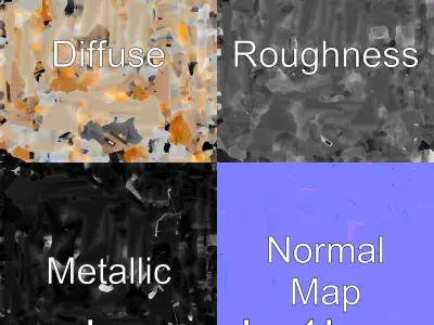 Versatile Office Design with Open-Plan and Communal Spaces Mo... Low-poly 3D model