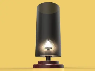 Nightlight  VINTAGE WOODEN SLEEPING LAMP  3D model