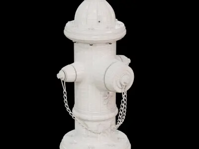Fire Hydrant 3D model 9