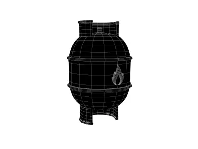 LPG Tank Icon V1 008 Low-poly 3D model