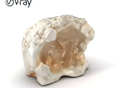 Crystalline Grotto Formation model pack Low-poly 3D model