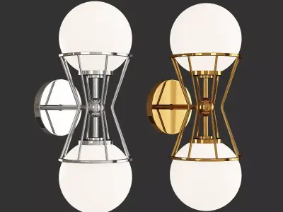 Petra 2 Light Sconce Low-poly 3D model