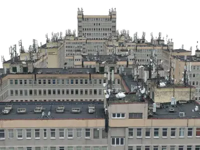 Office Buildings city Pack 9 Low-poly 3D model