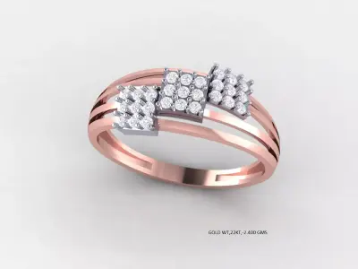 R-100 LADIES RINGS 3DM AND STL CAD MODELS LOT 3D print model