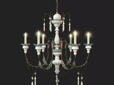 SMALL PERCIVAL CHANDELIER 3D model