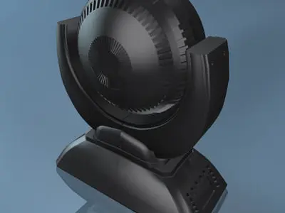 LED moving head 3D model