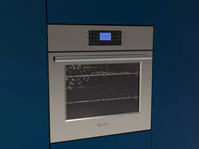 Oven Bosch Low-poly 3D model