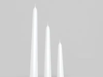 Candle Stick Set 3D model