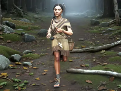 Semi Game Textures Detail 3D Character Low-poly 3D model