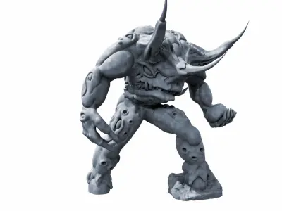 Spawns Of Chaos Wargame Proxy Miniatures 3D print model