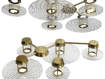 RIPPLE il Paralume Marina Low-poly 3D model