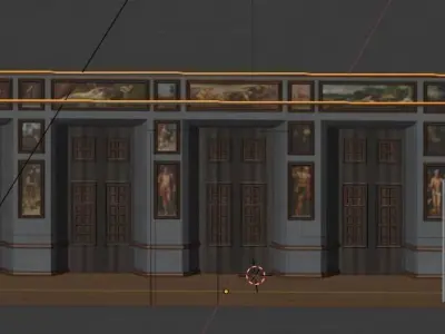 Meninas Room Low-poly 3D model