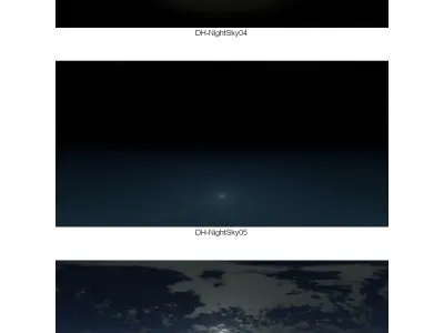 Dosch HDRI - Night Skies V2 3D model