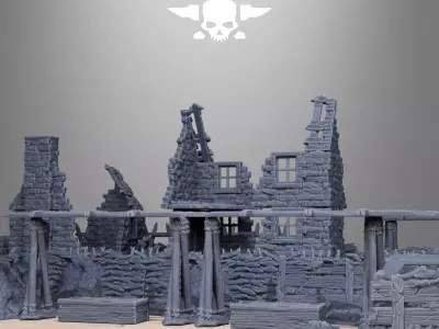 Trench Terrain 3D print model