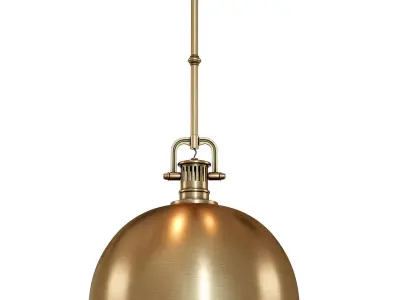 Yoke Large Pendant 3D model