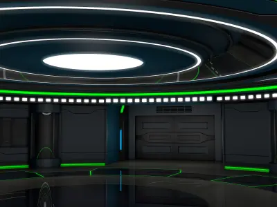 Sci Fi Room  3D model