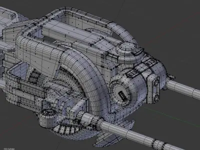 Anti Air Cannon 3D model