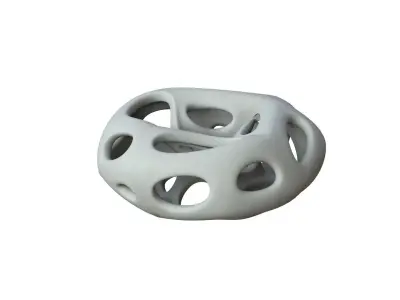 SciFi Cube Object No 66322 Low Poly Shape Low-poly 3D model