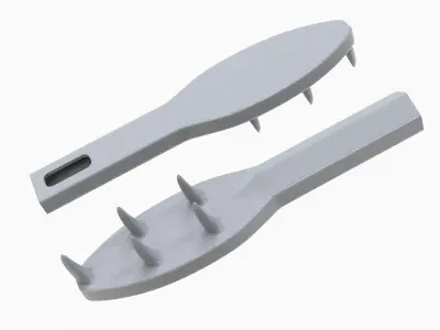 3D Printable Boot Scraper 3D print model