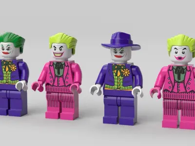 Lego Joker 3D model
