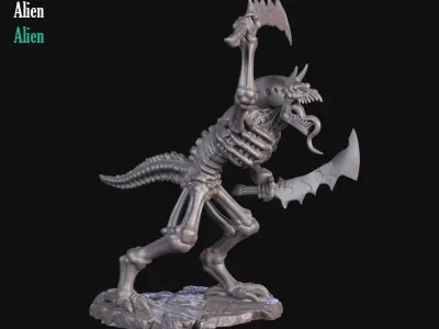 Alien 3D print model buy