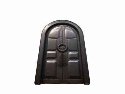 3d Model Office Building Security Access Metal Door 3D model
