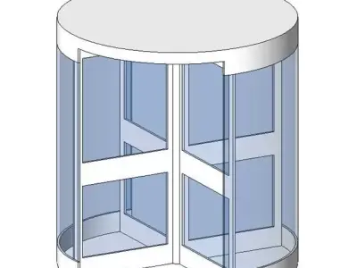 Door -  Revolving Free 3D model