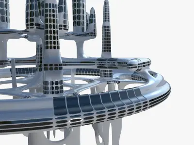 Future city IV 3D model