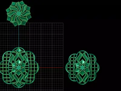 Pendant Set 39 3D print model purchase