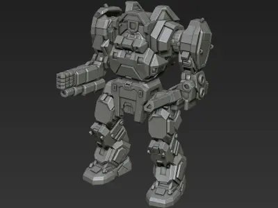 Mecha 4 3D print model