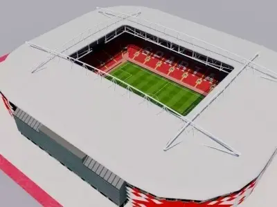 Otkrytiye Arena - Spartak Moscow  3D model