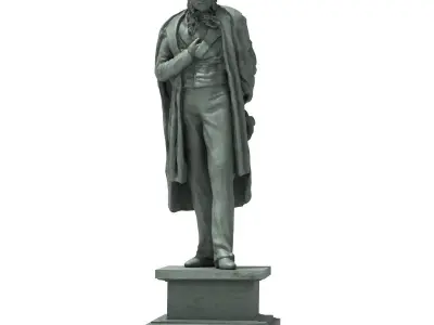 Pushkin Monument 3D model