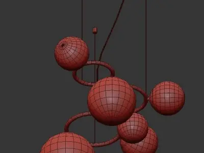 PUPPET RING PENDATS 3D model