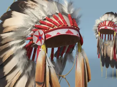  Native American Headdress 