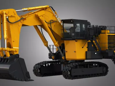 EX8000-6 - Hydraulic Mining Excavator 3D model